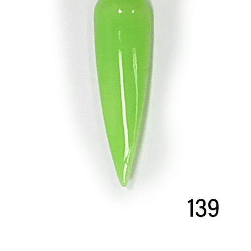 poudre de trempage résine et poudre teintes vert