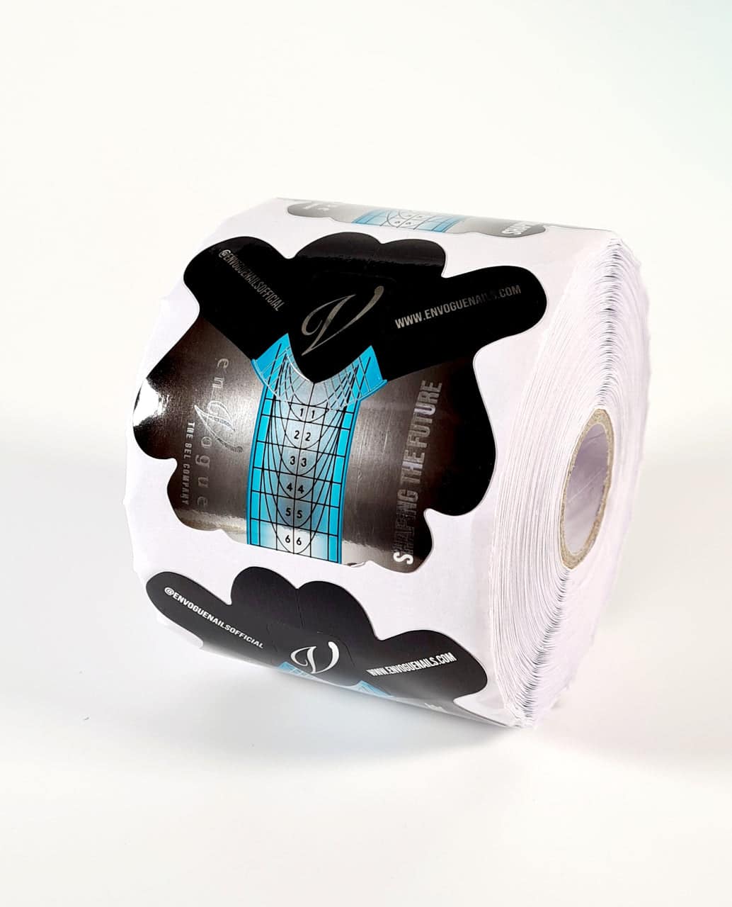 Rouleau de 300 formes En Vogue – chablons professionnels pour extensions d’ongles