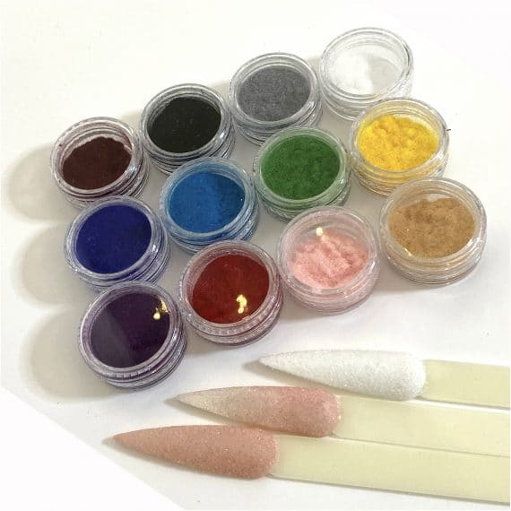fibre velours nail art