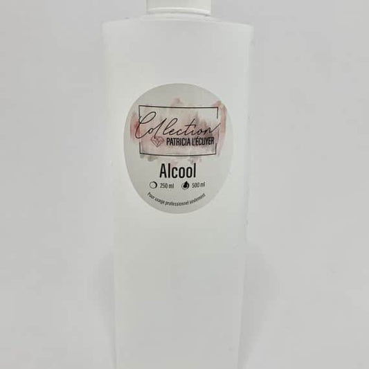 Alcool 500ml pour usage professionnel. Outils ongles. désinfectant
