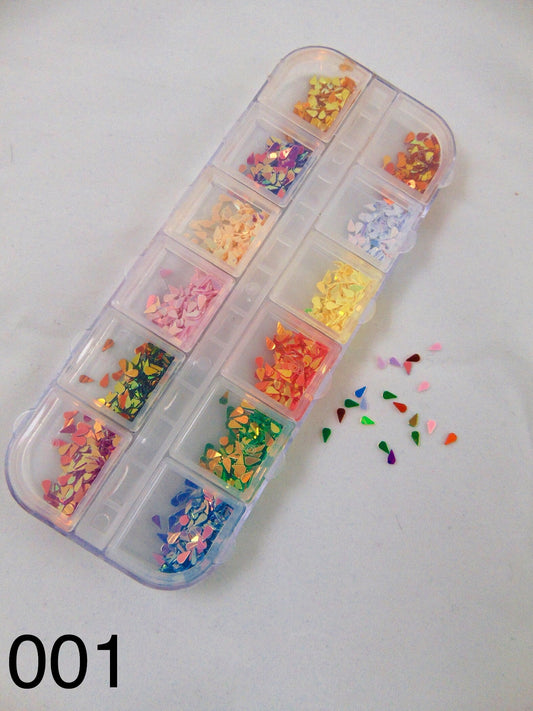 Bijoux en Boîtier – Décorations Ongles Or, Argent & Rose Gold