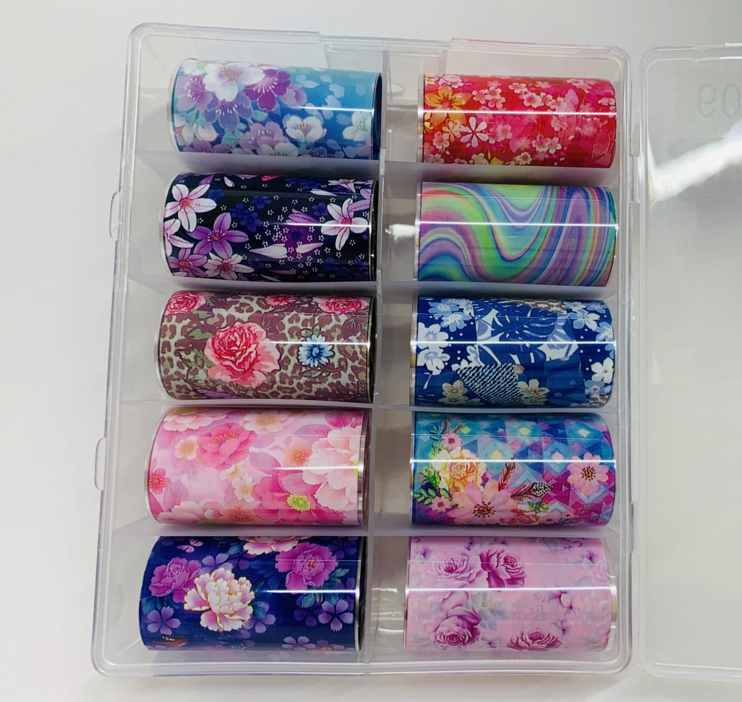 Foils de Transfert – Décorations Nail Art (différentes teintes)