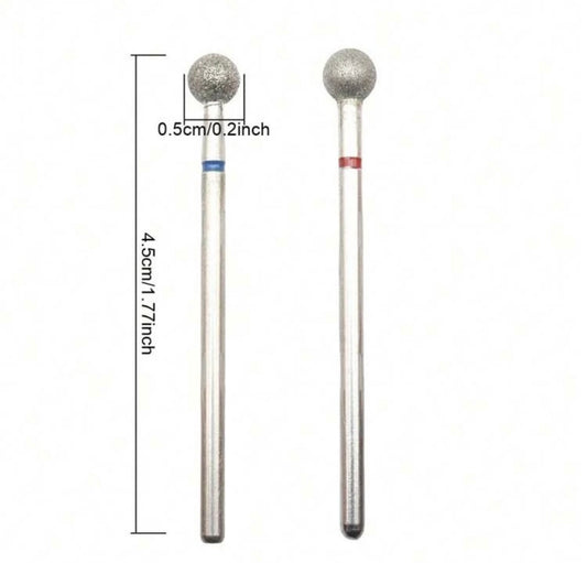Embout Boule Diamant bleu