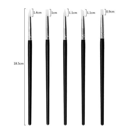 Pinceaux professionnels 3D pour modelage pâte 4D et décorations nail art détaillées