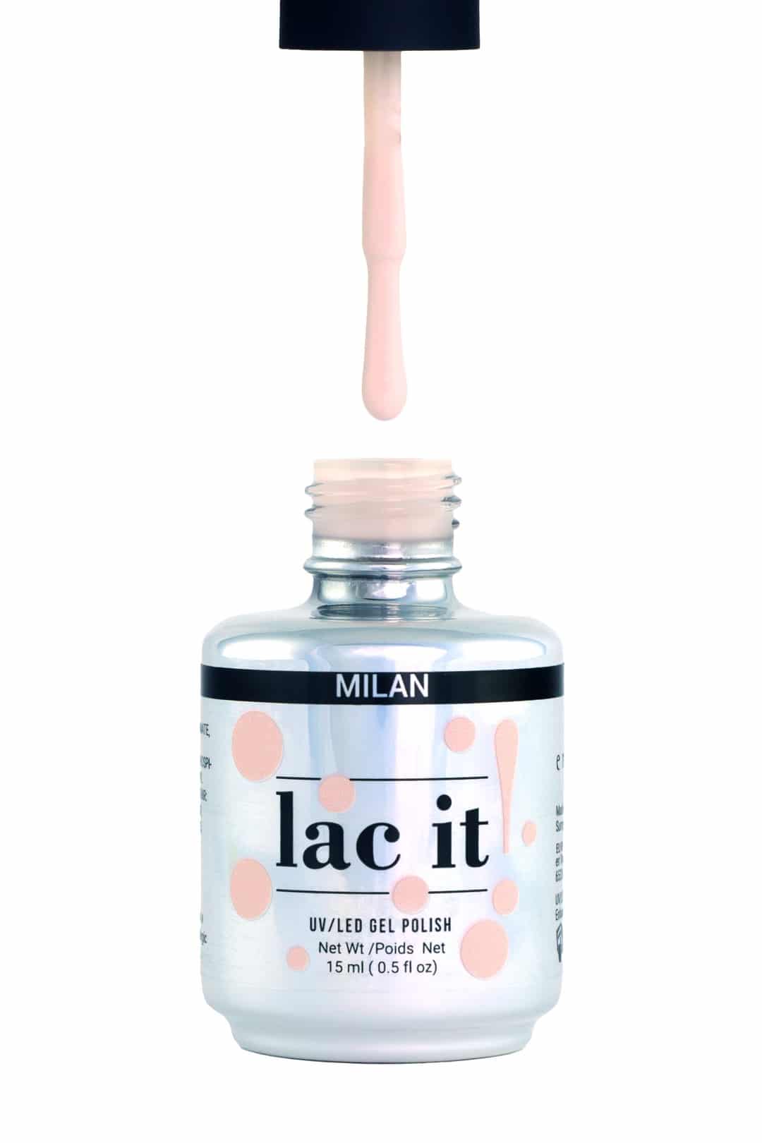 Ce vernis gel professionnel, disponible en plusieurs teintes tendances, s’applique facilement et assure une couleur intense sans écaillage jusqu’à 3 semaines. MILAN