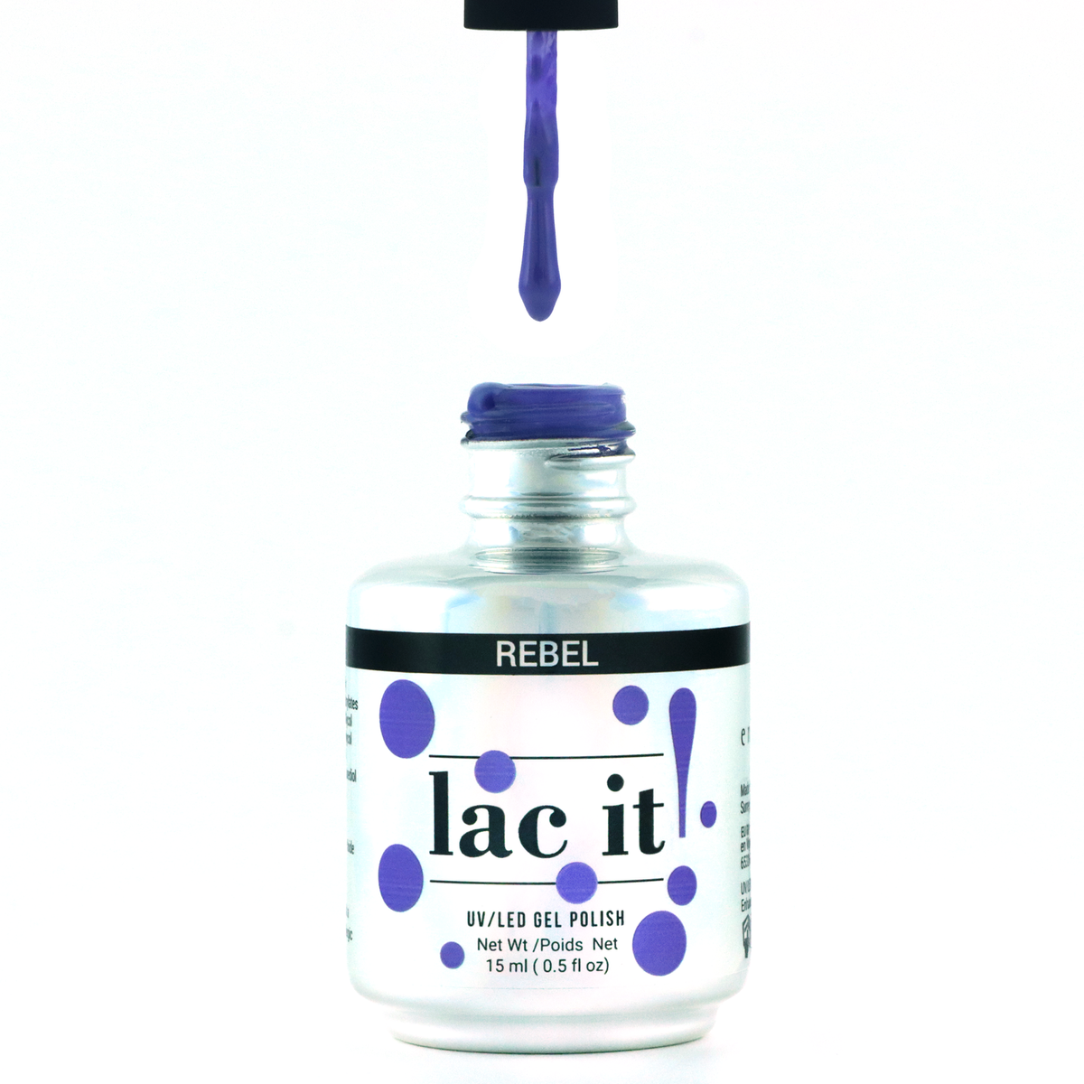 Ce vernis gel professionnel, disponible en plusieurs teintes tendances, s’applique facilement et assure une couleur intense sans écaillage jusqu’à 3 semaines. REBEL