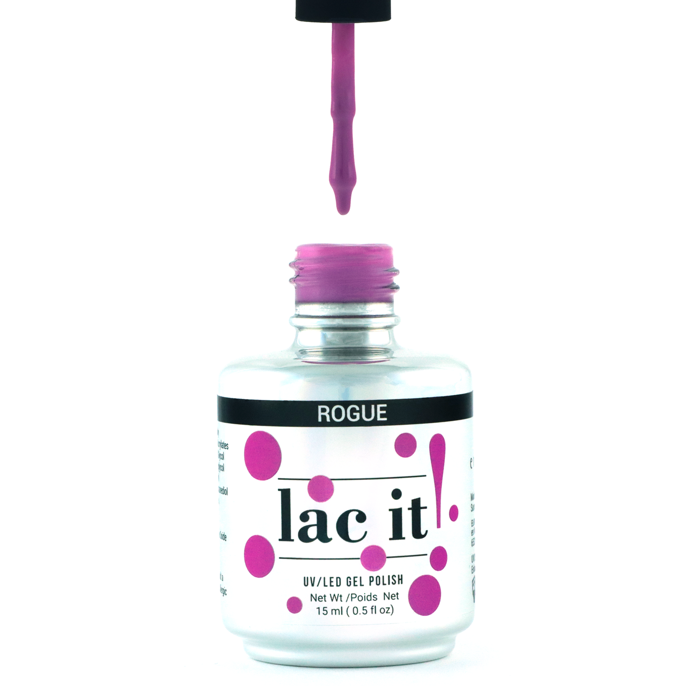 Ce vernis gel professionnel, disponible en plusieurs teintes tendances, s’applique facilement et assure une couleur intense sans écaillage jusqu’à 3 semaines. ROGUE