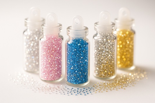 Ajoutez de l’éclat à vos manucures avec nos micro strass en cristal ✨.
Conditionnés en petites bouteilles pratiques de 10 g, ils sont disponibles en plusieurs couleurs pour sublimer vos créations nail art, qu’elles soient minimalistes ou glamour.