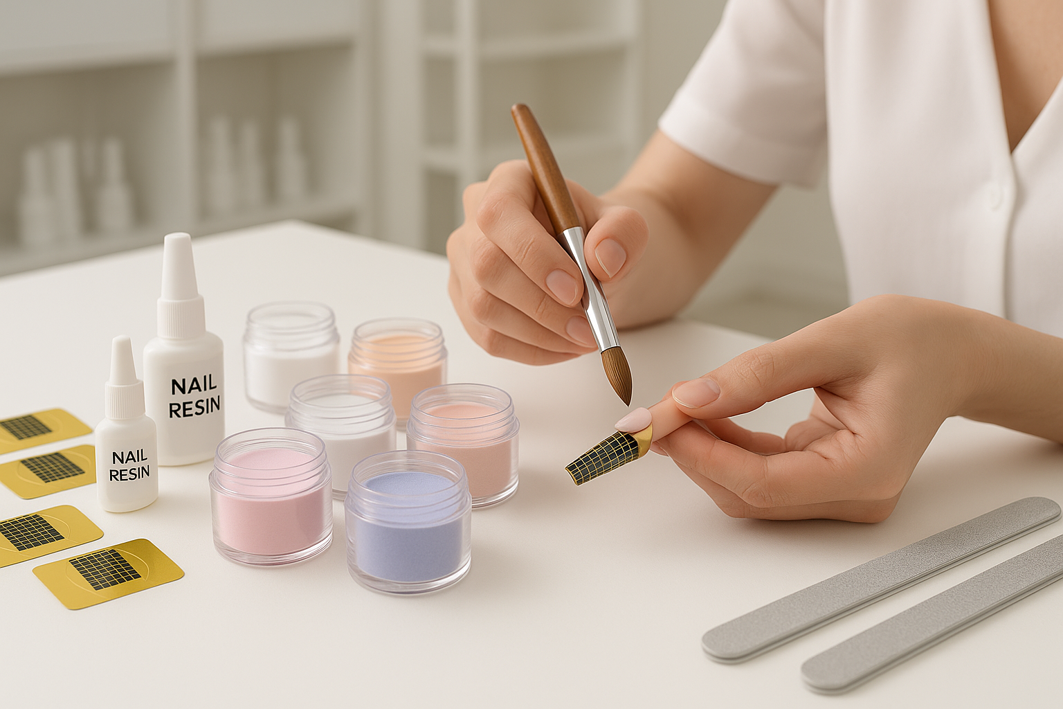 Formation professionnelle en technique résine et poudre – perfectionnement en onglerie